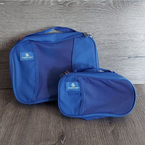 Eagle Creek Travel Gear Pack It, Blue Sea 2 Pack - Picture 1 of 7